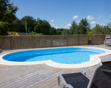 Oval pool