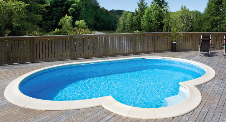Liten oval pool från Poolkungen