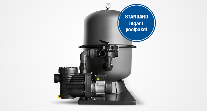 Poolreningsverk Saphir 110. Effektiv poolpump.